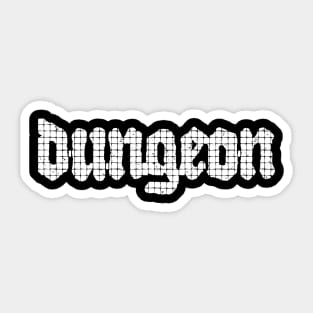 Dungeon DnD Adventure Map Sticker